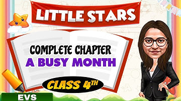 A Busy Month || Class 4th EVS 🔥|| Little Stars 😍 #pwkids #class4 #evs