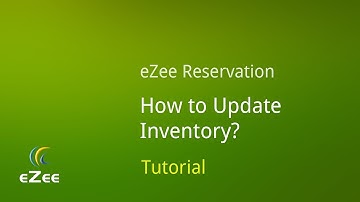 How to Update Inventory in eZee Reservation Online Hotel Booking Engine?