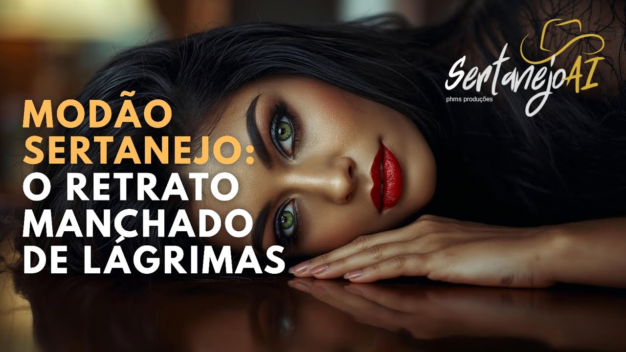 Modão Sertanejo - O retrato manchado de lágrimas 😢 Top Modão Sertanejo 2025, Sertanejo Raiz, Viola 