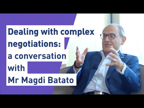 پیچیدہ گفت و شنید سے نمٹنا: مسٹر میگدی بٹاٹو کے ساتھ گفتگو