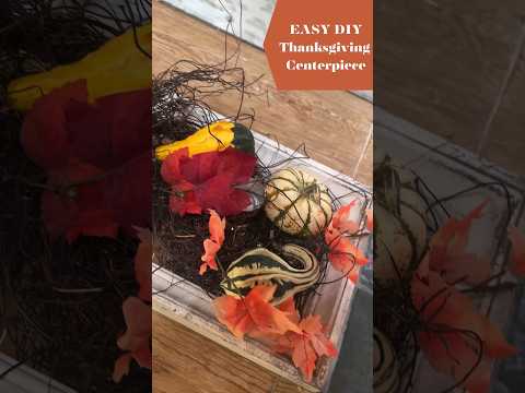 Video: Wow Your Guests with a Gorgeous Thanksgiving Centerpiece! 🦃 💐 #diy #flowers #gardening #garden