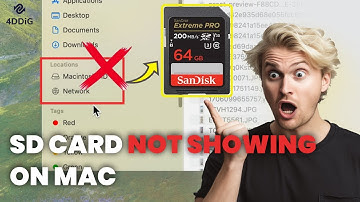 💾How To Fix SD Card Not Showing Up On Mac - Full Guide| 4DDiG File Repair