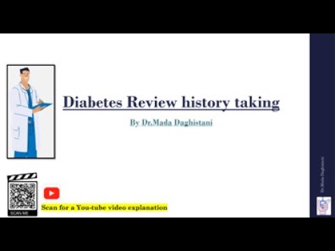     التاريخ المرضي للسكري