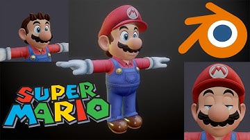 Creating Super Mario in Blender!