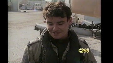 Desert Storm Day 2 | Iraqi Scud Missiles [VHS Recording]