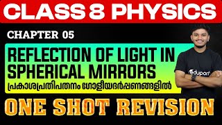 Class 8 Physics | Chapter 5. Reflection of Light in Spherical Mirrors | One Shot Revision | Eduport
