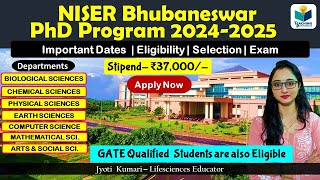 NISER PhD Admission-2024 || Complete Details | Stipend- Rs.37000/- by TEACHING PATHSHALA 5,146 views 3 weeks ago 14 minutes, 27 seconds