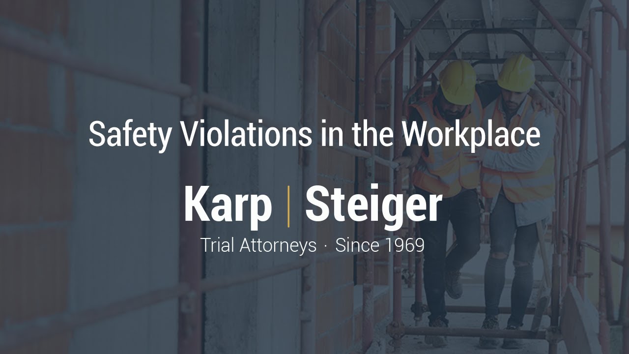 Safety Violations in the Workplace  |  David Steiger