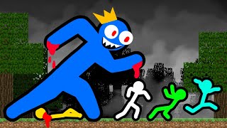 Stickman VS Minecraft: Rainbow Friends.EXE - AVM Shorts Animation