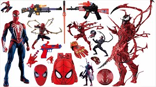 Spider Man Toy Collection unboxing, Spider Man Mask, Spider Man Toy Gun, Spider Man and His Friends