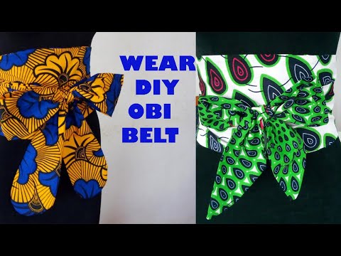 HOW TO MAKE DIY OBI BELT - YouTube display picture 1