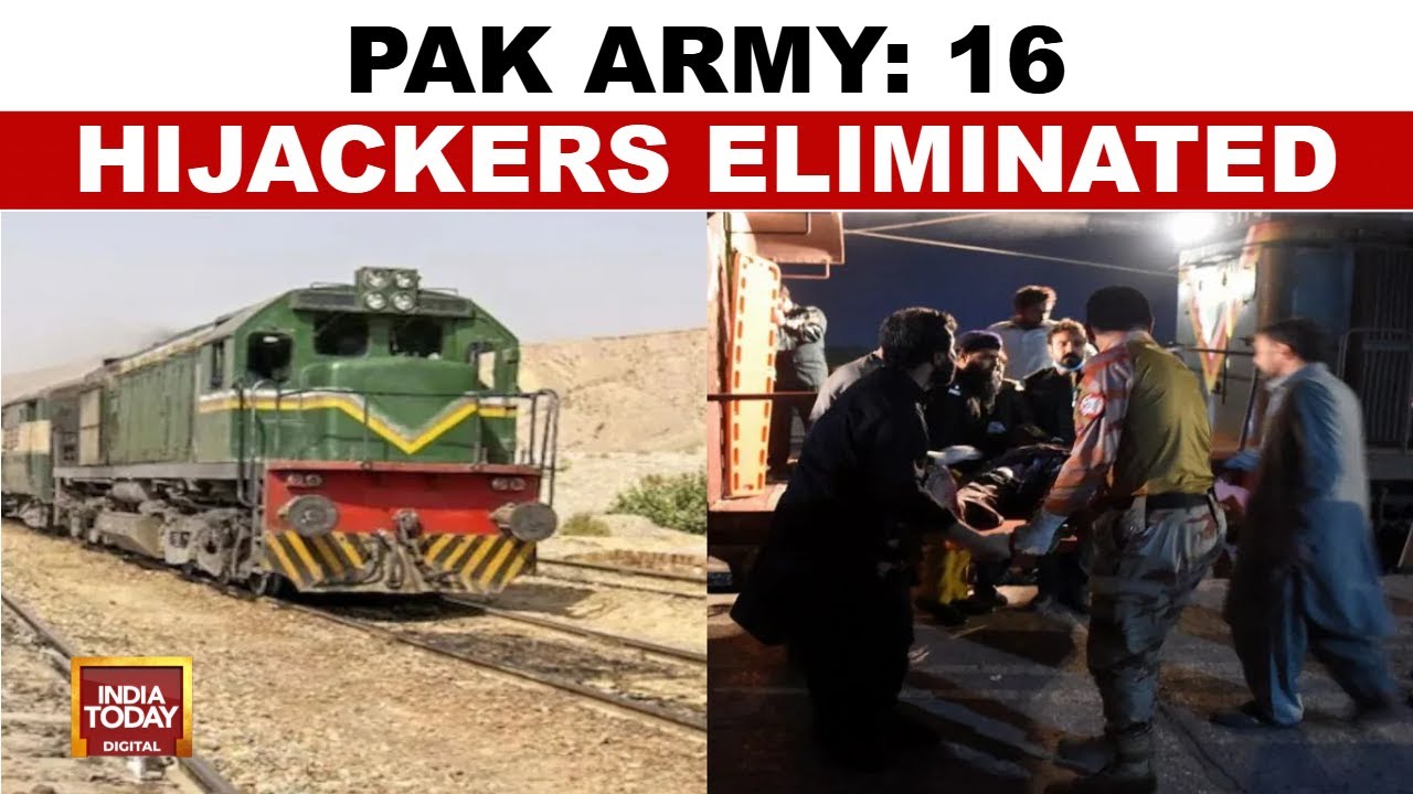 Pakistan Train Hijack: 20 Army Personnel Killed, 16 Hijackers Eliminated
