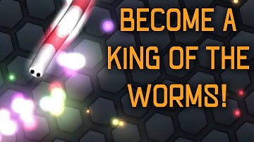 Become big fat worm:) First time playing Slither.io