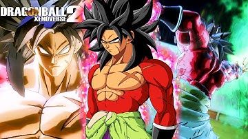 SSJ4 BROLY ARRIVES! NEW SSJ4 Broly Vs EVERY Goku Unleashed | Dragon Ball Xenoverse 2 Mods