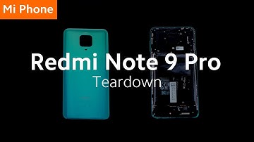 #RedmiNote9Pro: Teardown