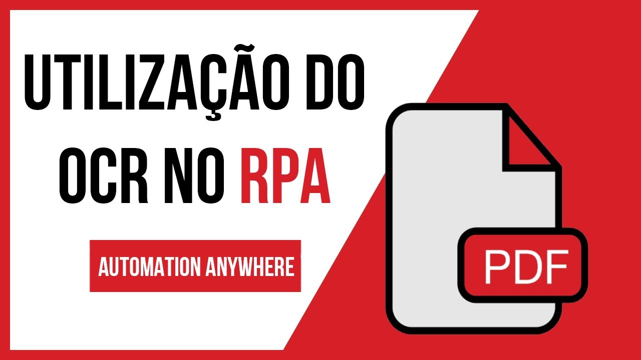 Utilização do OCR no RPA | Automation Anywhere - YouTube