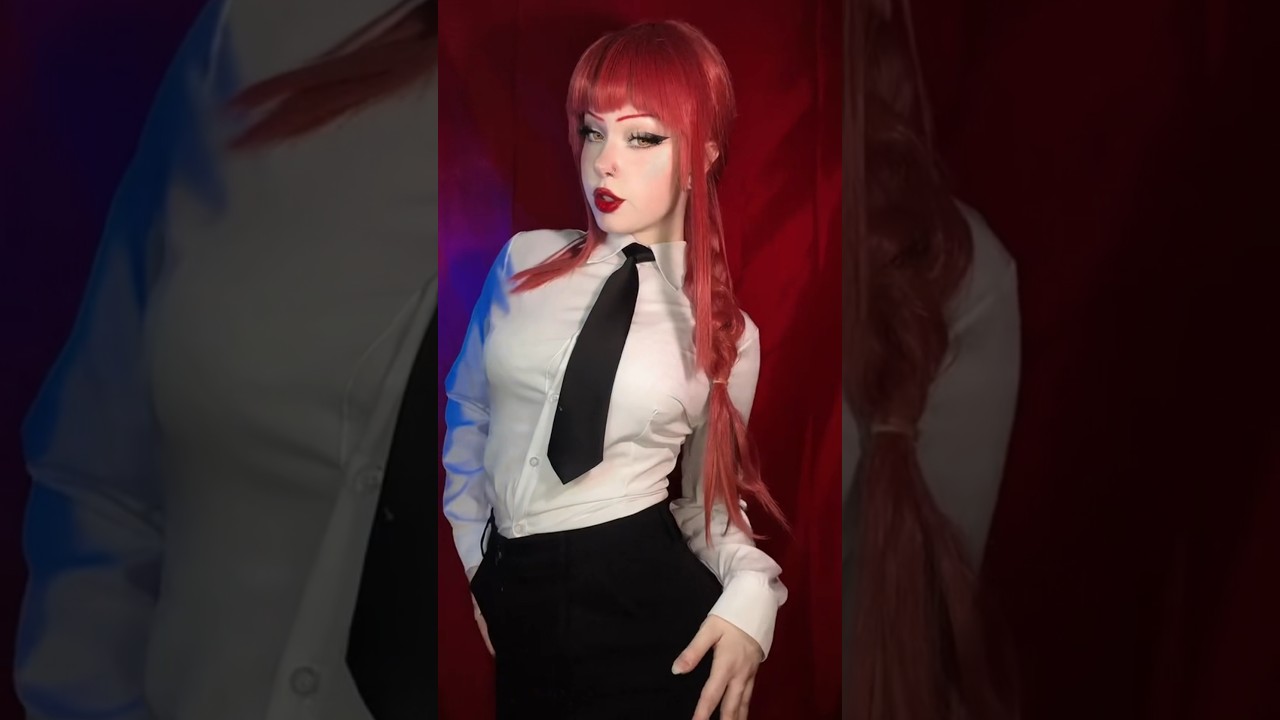 Makima ⛓️ #cosplay #makeup #anime #manga #chainsawman #makima
