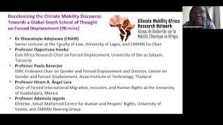 CMARN Webinar - Decolonising the Climate Mobility Discourse