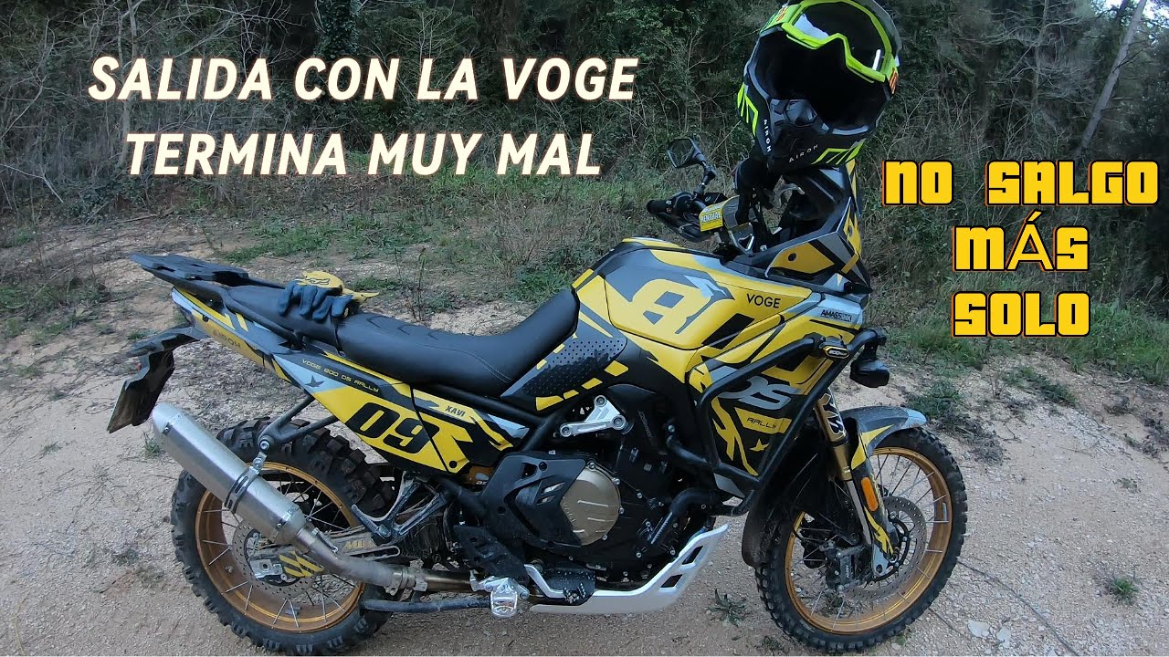 Salida con la voge 800 DS Rally para no olvidar