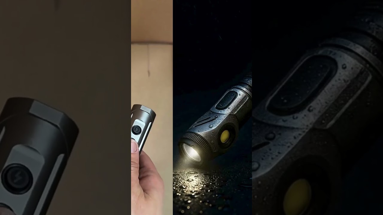 Lanterna Led Dobrável 90° Com Ímã Usb Ip54 4 Modos a #