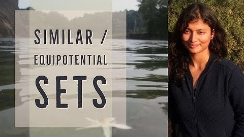 Equipotential/Similar Sets | | MSc | DU | ISI | BHU | IIT JAM | BSc(H)Maths | TIFR