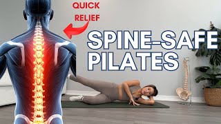 20Min Pilates For Sensitive Spine - Total body!