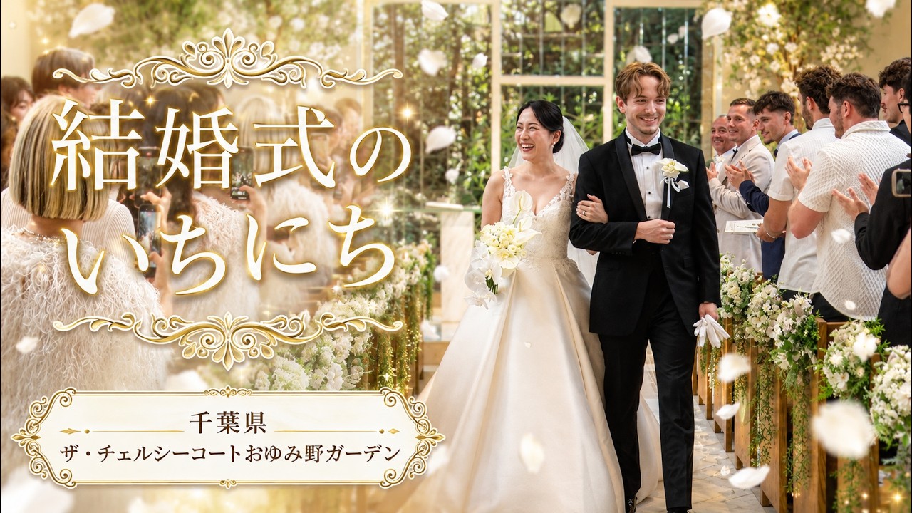 卒花結婚式レポ動画 "結婚式のいちにち”【千葉県 ザ・チェルシーコートおゆみ野ガーデン 編】