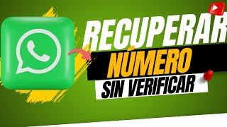 ✅ Cómo recuperar número de Whatsapp sin tarjeta SIM utilizando un número virtual