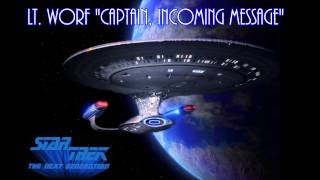 Star Trek TNG Message Alert - Worf \