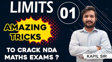 Limits Shortcut Tricks NDA 2021 | Maths Tricks | NDA Maths Tricks Chapter Wise by Kapil Chauhan Sir