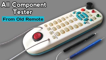 Perfect Device, Test All Components without Multimeter | Make All Component Tester using TV Remote