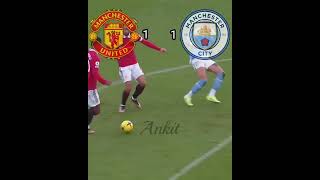 Man city vs Man united???????youtube music viral youtubeshorts video shorts short football