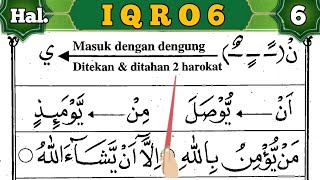 CARA MUDAH MEMBACA AL QURAN DARI NOL DENGAN IQRO| Iqro 6 Halaman 6