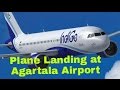 Plane landing and takeoff  at Agartala Airport, Tripura. # by Ntag Production.