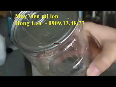 Video máy đóng nắp lon bán tự động, máy viền lon sữa, máy... - youtube