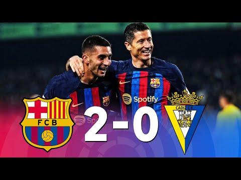 Barcelona vs Cadiz [2-0], La Liga, 2023 - MATCH REVIEW