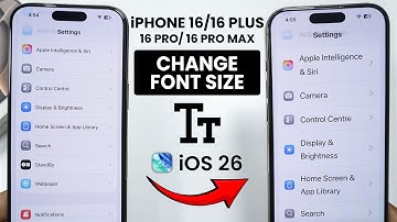 [iOS 26] How to Change Font Size on iPhone 16 / 16 Pro Max - Adjust Font Size