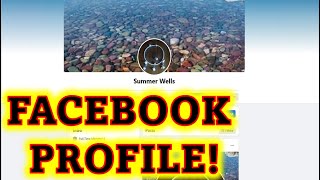 HER OWN FACEBOOK PROFILE - FRIEND LIST! SUMMER WELLS CASE!