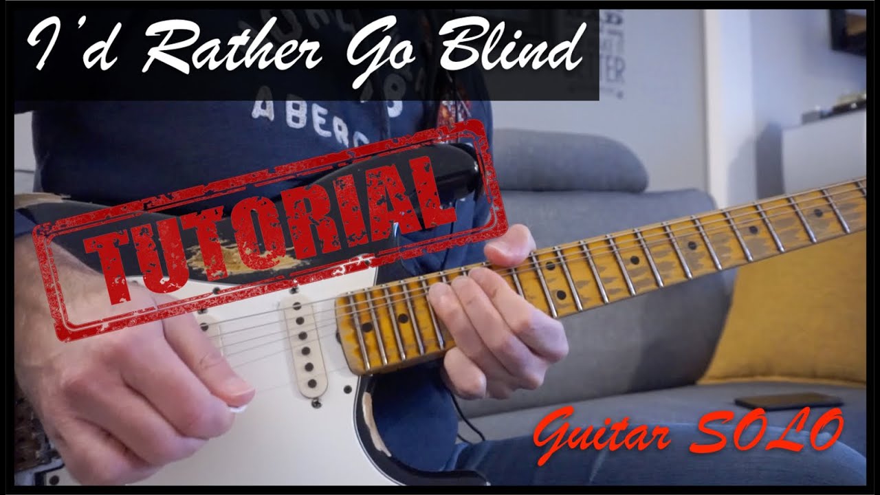 I’d Rather Go Blind (Guitar Solo) TUTORIAL Diego Leanza YouTube