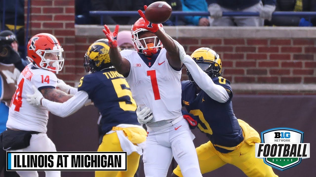 Illinois at Michigan Highlights Big Ten Football Nov. 19, 2022