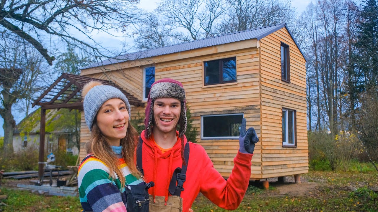 😍 ОБШИВКА НАШЕГО МАЛЕНЬКОГО ДОМИКА НАКОНЕЦ ЗАКОНЧЕНА!