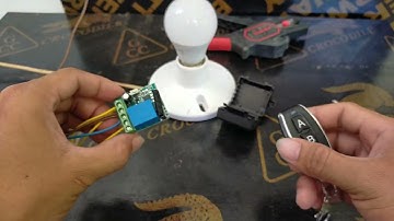 433Mhz RF TRANSMITTER electronic lock control DIY Wireless remote control wiring tutorial.