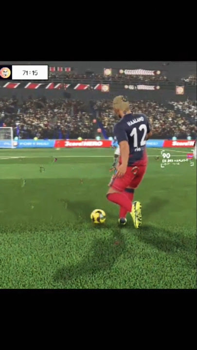 DLS 25 Erling Haaland Score A Beautiful Goal #dls25 #game #dls #soccerplayer #shorts