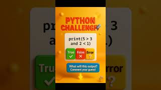 Python Operators Explained | Python Challenge #shorts #python