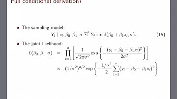 [Bayesian linear regression] A simple linear regression model for CE sample