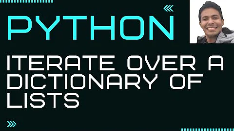 How to iterate over a dictionary of lists in Python