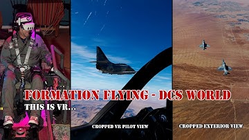 DCS A-4 Skyhawk Formation Flight in VR — Ultra Immersive POV   #DCSWorld #VRFlight #virtualdesktop