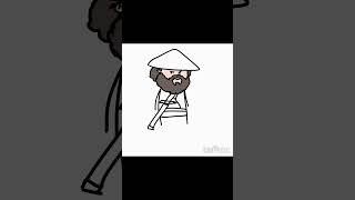 The Bearded Samurai character design