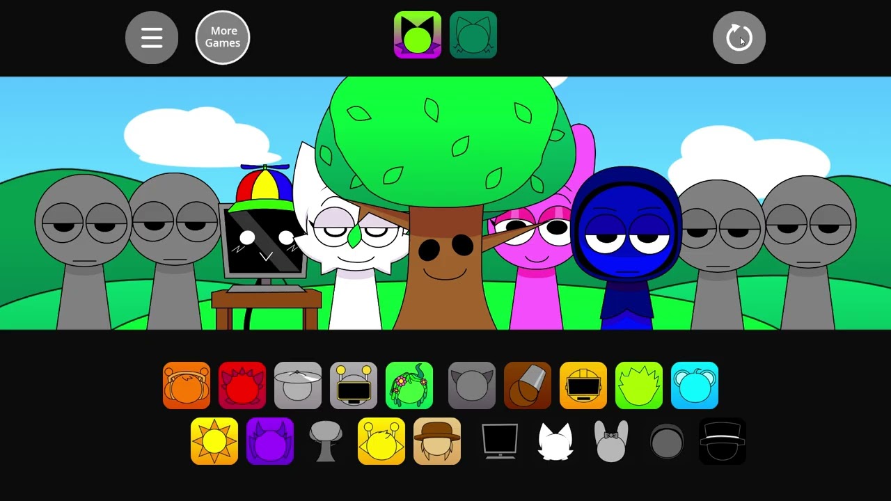 스프런키 피라믹스드 모드 Sprunki Pyramixed   Play Mod