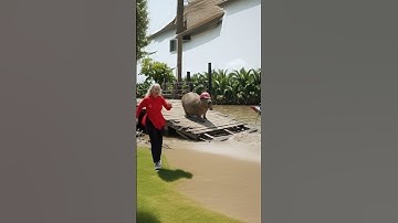 capybara dẫn xiêu nhân xuống phà gãy cầu | LIKE SNACKS@ | ẩm thực trên cây chuối #food  #fruit